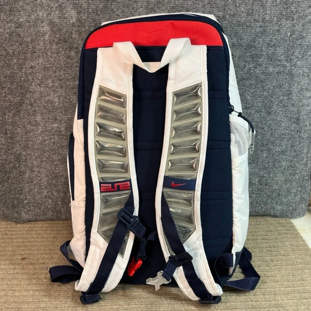 Nike Elite USA Basketball National Team Backpack White Navy Red BA5480-100